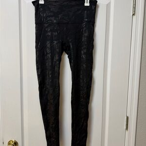 SPANX Black Camouflage Leggings